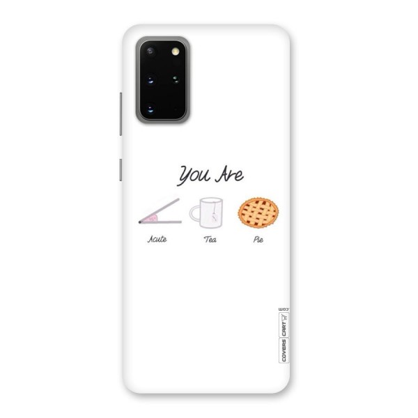 Acute Tea Pie Back Case for Galaxy S20 Plus