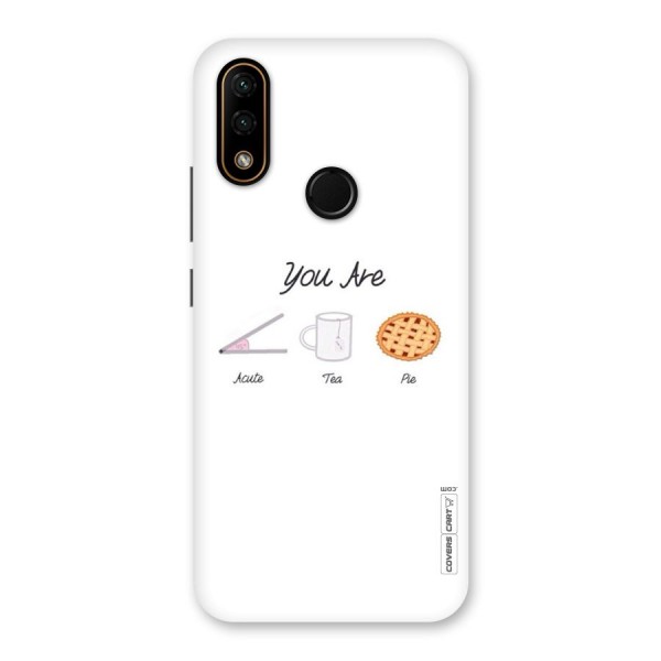 Acute Tea Pie Back Case for Lenovo A6 Note