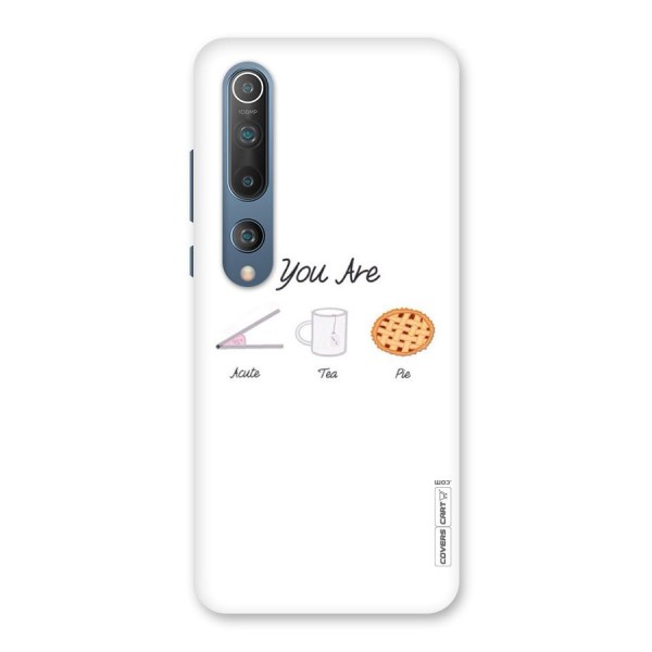 Acute Tea Pie Back Case for Mi 10