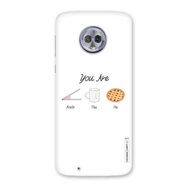 Acute Tea Pie Back Case for Moto G6