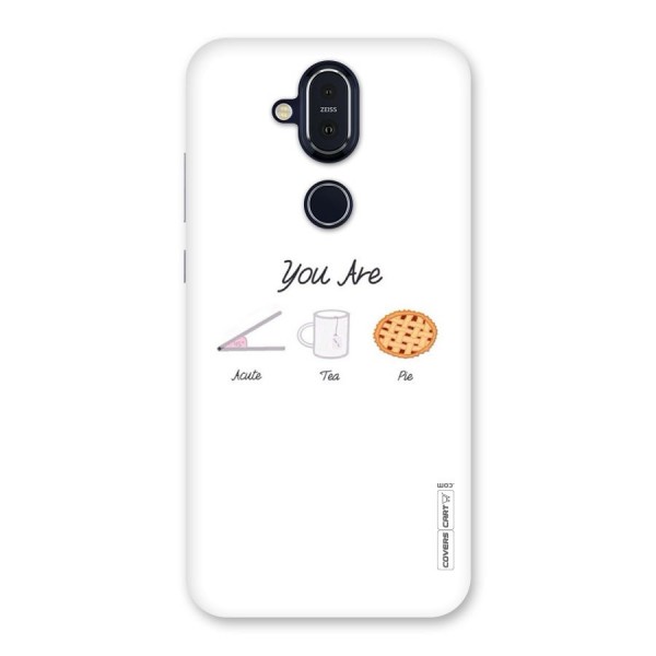 Acute Tea Pie Back Case for Nokia 8.1