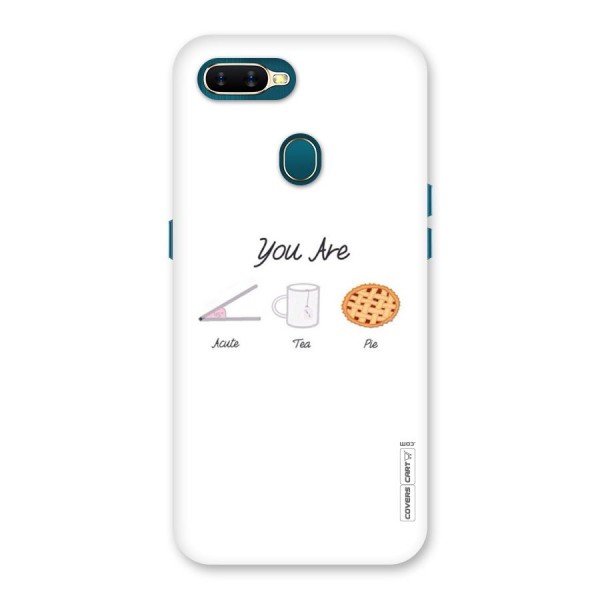 Acute Tea Pie Back Case for Oppo A7