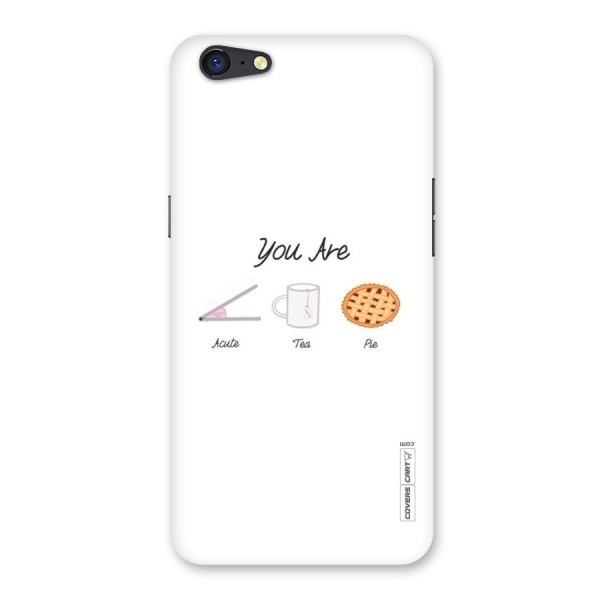 Acute Tea Pie Back Case for Oppo A71