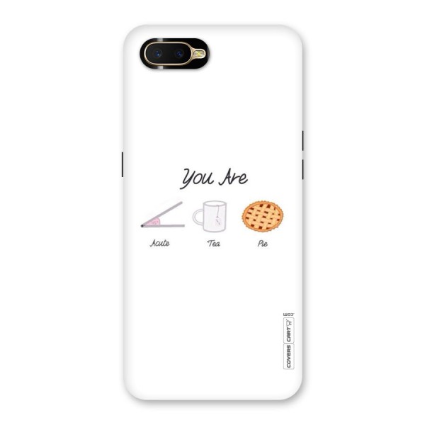 Acute Tea Pie Back Case for Oppo K1