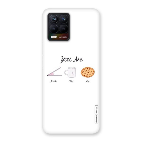 Acute Tea Pie Back Case for Realme 8