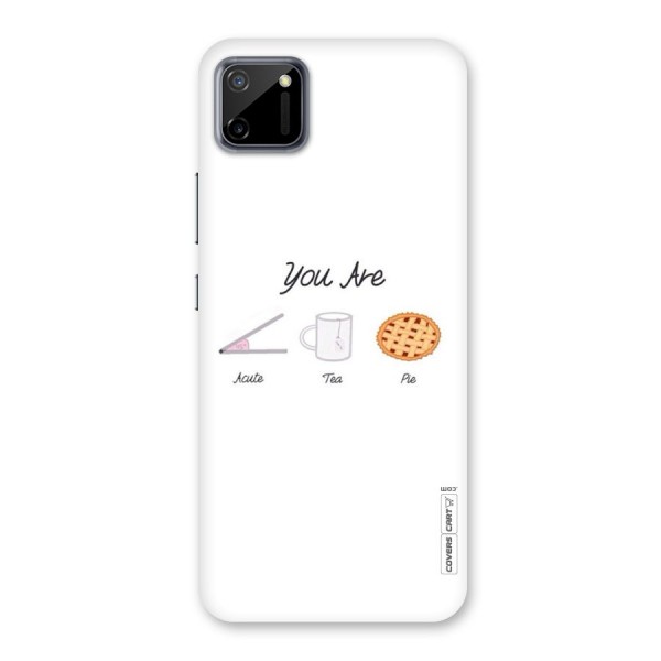 Acute Tea Pie Back Case for Realme C11