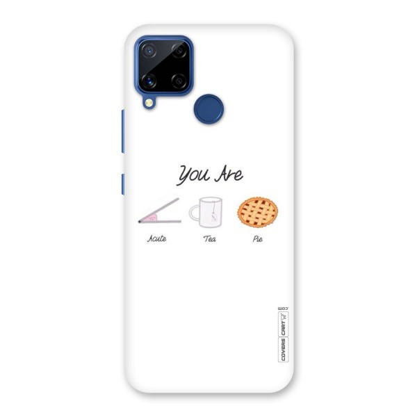 Acute Tea Pie Back Case for Realme C12