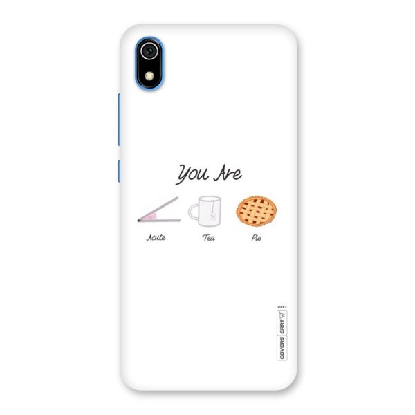 Acute Tea Pie Back Case for Redmi 7A