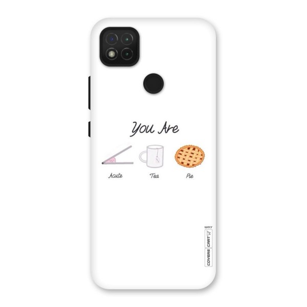 Acute Tea Pie Back Case for Redmi 9C