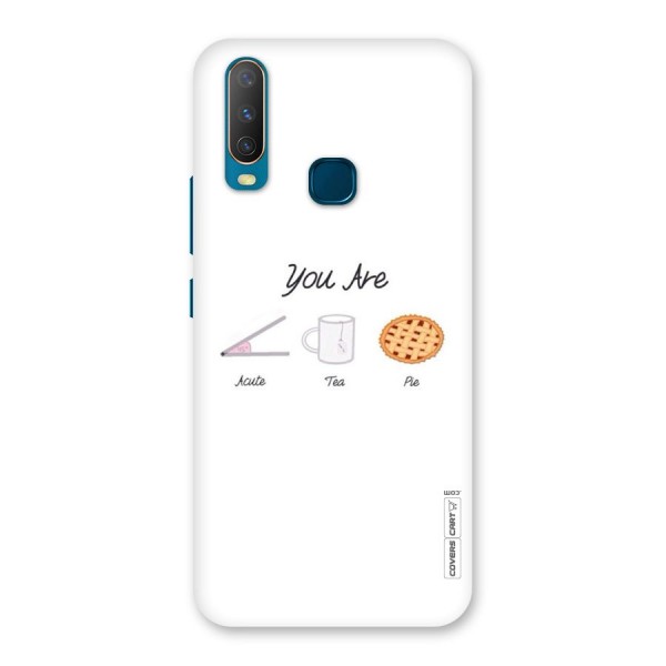 Acute Tea Pie Back Case for Vivo U10