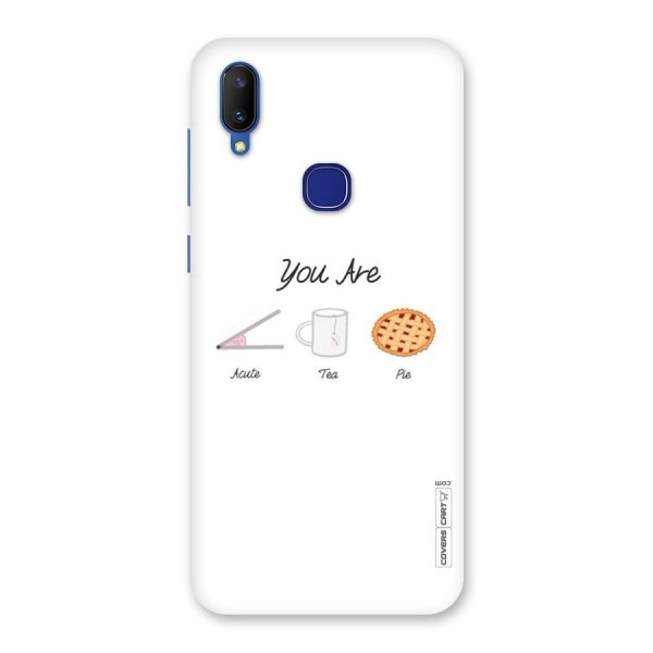 Acute Tea Pie Back Case for Vivo V11