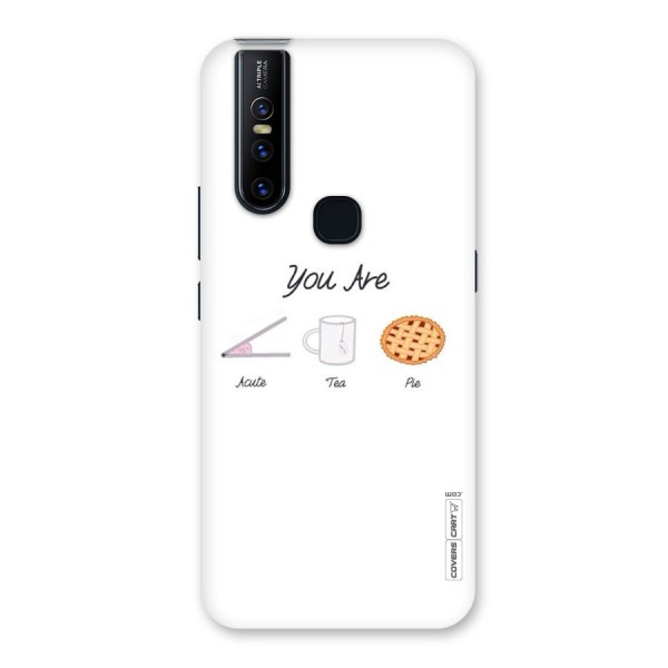 Acute Tea Pie Back Case for Vivo V15