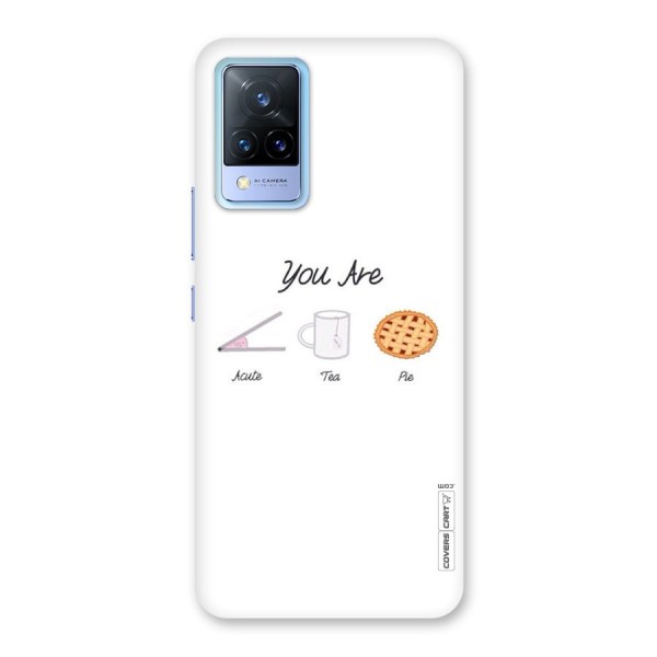 Acute Tea Pie Back Case for Vivo V21 5G