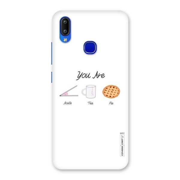 Acute Tea Pie Back Case for Vivo Y91