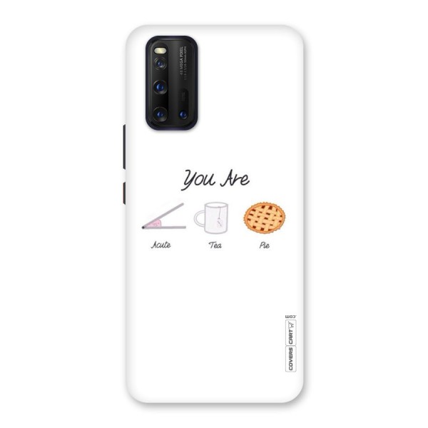 Acute Tea Pie Back Case for Vivo iQOO 3