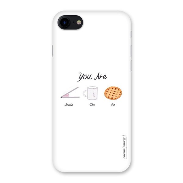 Acute Tea Pie Back Case for iPhone SE 2020