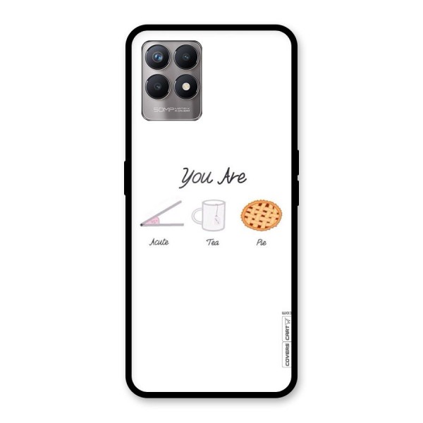 Acute Tea Pie Glass Back Case for Realme 8i