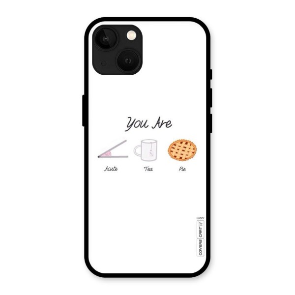 Acute Tea Pie Glass Back Case for iPhone 13