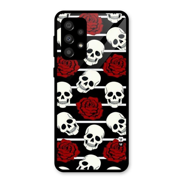 Adorable Skulls Glass Back Case for Galaxy A32