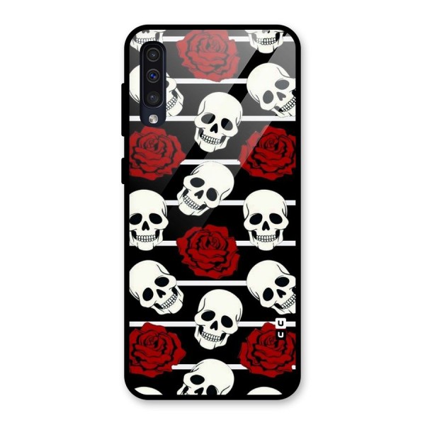 Adorable Skulls Glass Back Case for Galaxy A50s