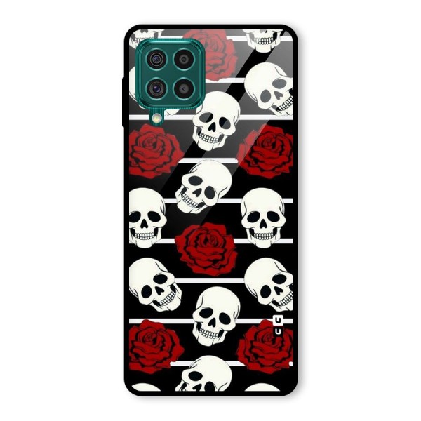 Adorable Skulls Glass Back Case for Galaxy F62