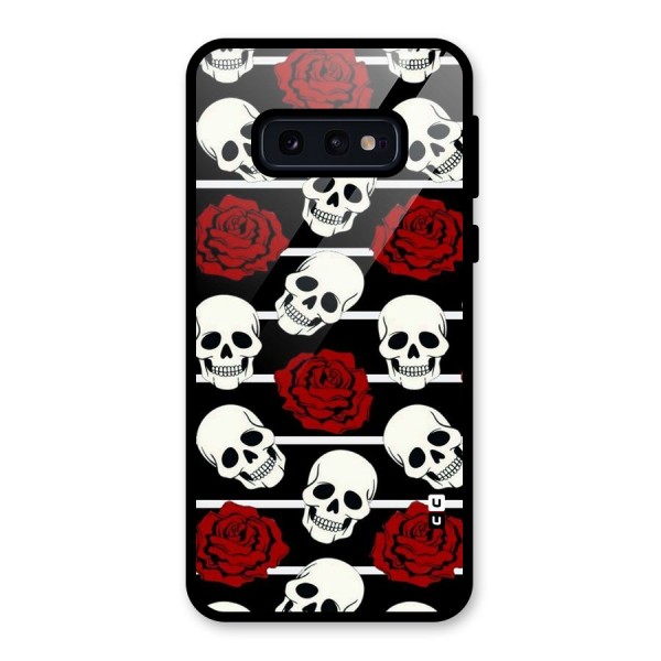 Adorable Skulls Glass Back Case for Galaxy S10e