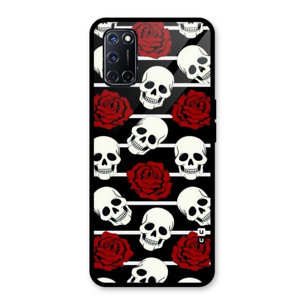 Adorable Skulls Glass Back Case for Oppo A52