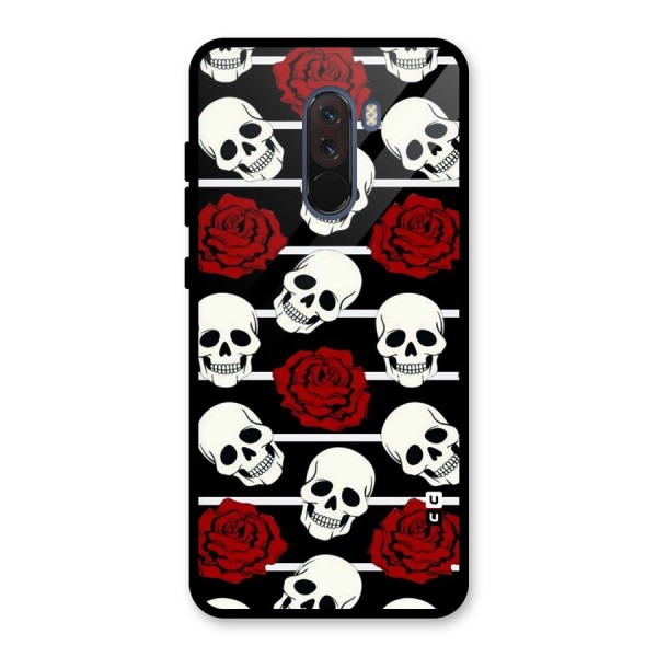 Adorable Skulls Glass Back Case for Poco F1