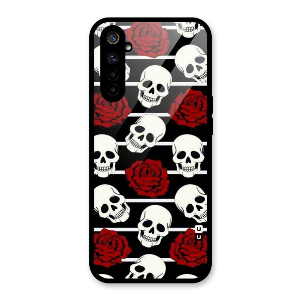 Adorable Skulls Glass Back Case for Realme 6