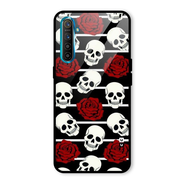 Adorable Skulls Glass Back Case for Realme XT