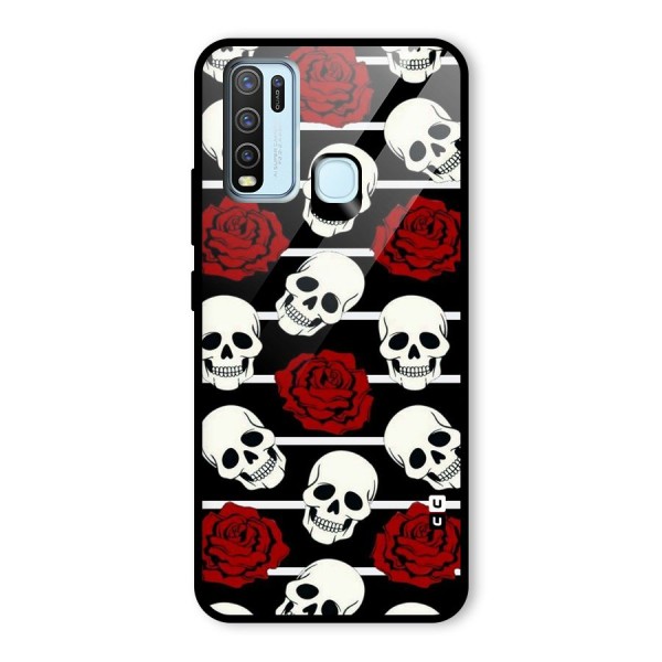 Adorable Skulls Glass Back Case for Vivo Y30