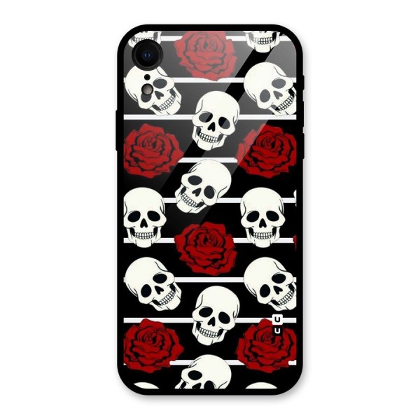 Adorable Skulls Glass Back Case for XR