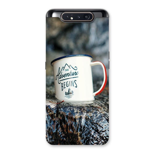 Adventure Begins Back Case for Galaxy A80