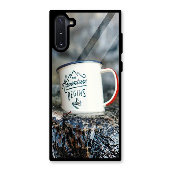 Adventure Begins Glass Back Case for Galaxy Note 10