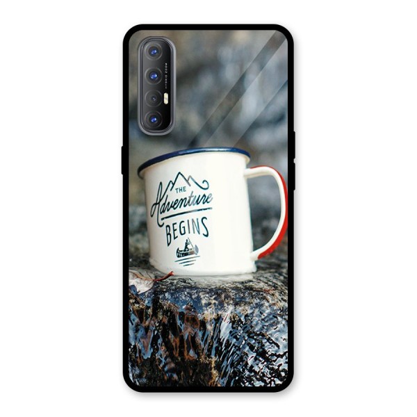 Adventure Begins Glass Back Case for Oppo Reno3 Pro