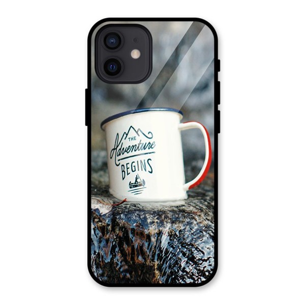 Adventure Begins Glass Back Case for iPhone 12