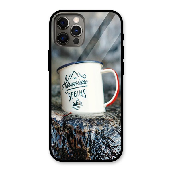 Adventure Begins Glass Back Case for iPhone 12 Pro