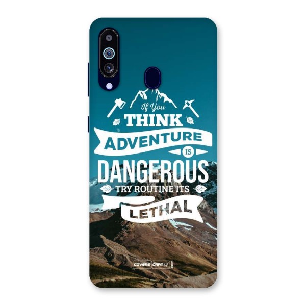 Adventure Dangerous Lethal Back Case for Galaxy A60