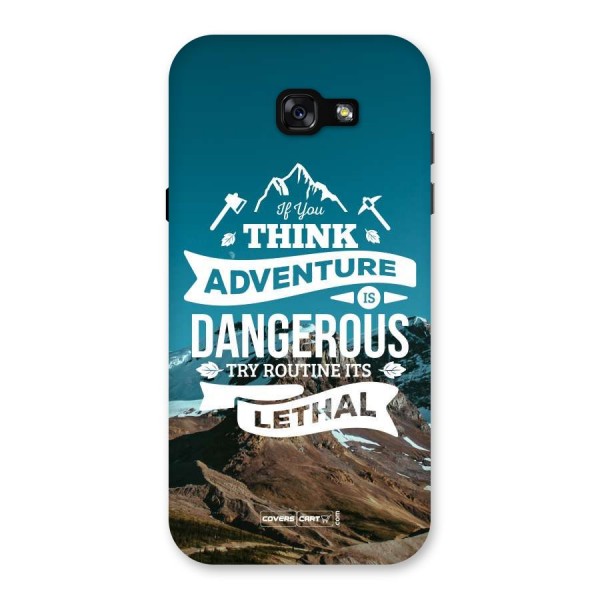 Adventure Dangerous Lethal Back Case for Galaxy A7 (2017)