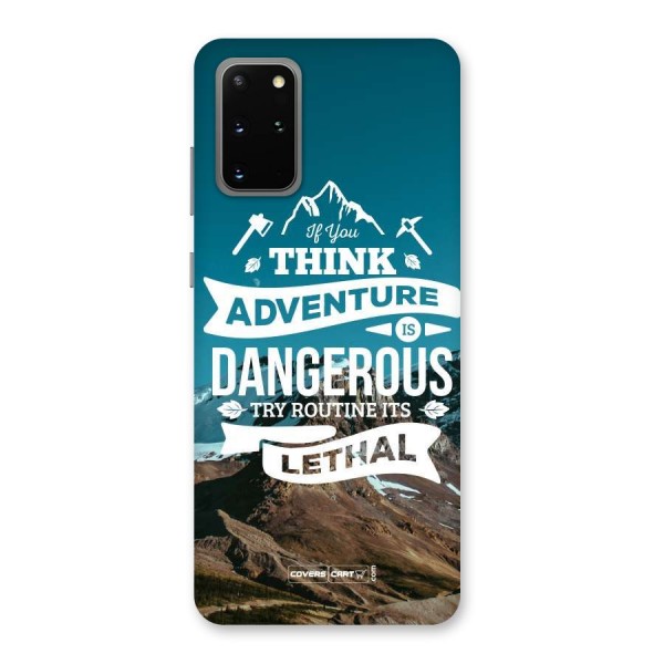 Adventure Dangerous Lethal Back Case for Galaxy S20 Plus