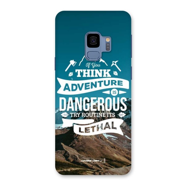 Adventure Dangerous Lethal Back Case for Galaxy S9