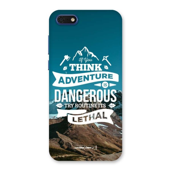 Adventure Dangerous Lethal Back Case for Honor 7s