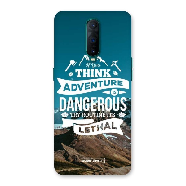 Adventure Dangerous Lethal Back Case for Oppo R17 Pro