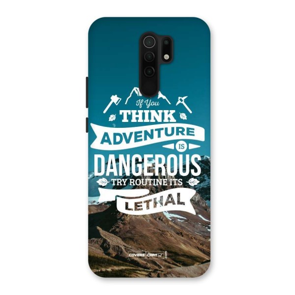 Adventure Dangerous Lethal Back Case for Redmi 9 Prime