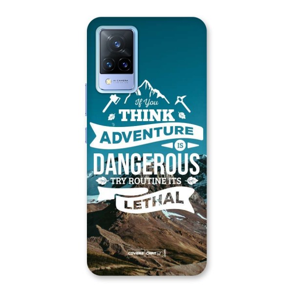 Adventure Dangerous Lethal Back Case for Vivo V21 5G