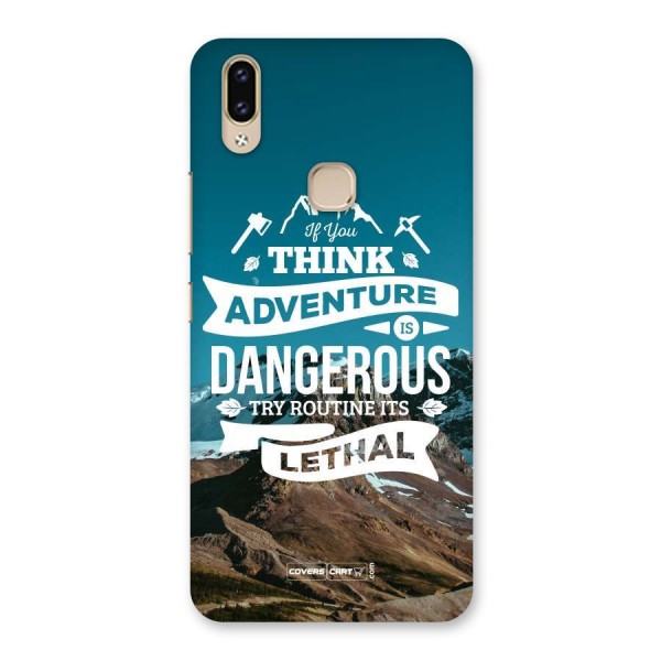 Adventure Dangerous Lethal Back Case for Vivo V9