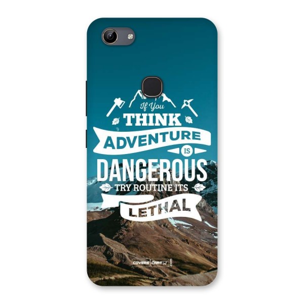 Adventure Dangerous Lethal Back Case for Vivo Y81