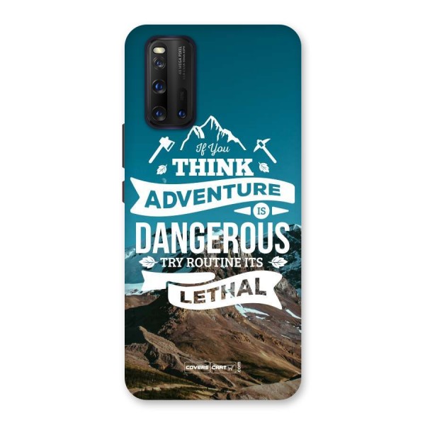 Adventure Dangerous Lethal Back Case for Vivo iQOO 3