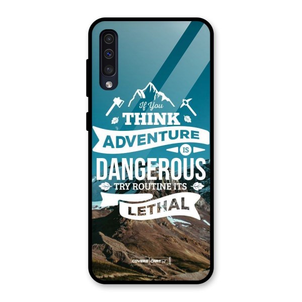 Adventure Dangerous Lethal Glass Back Case for Galaxy A50s