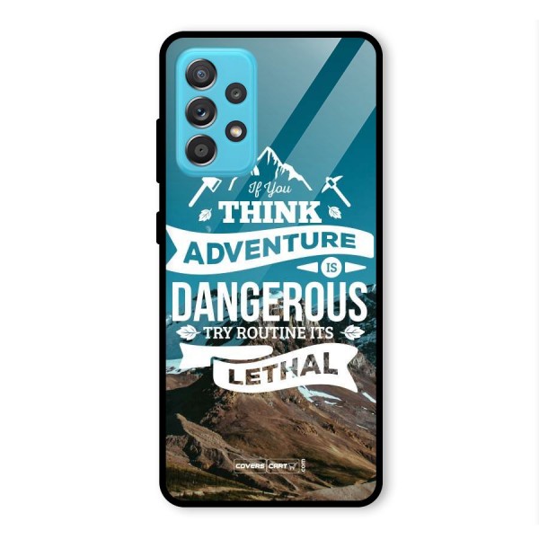 Adventure Dangerous Lethal Glass Back Case for Galaxy A52s 5G